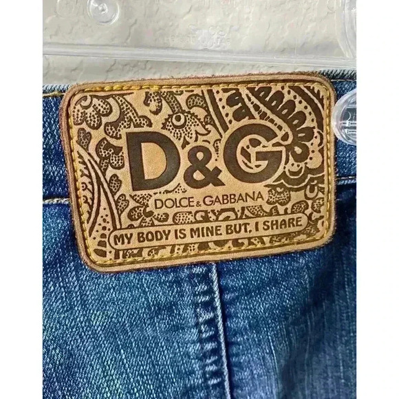 Women’s Dolce & Gabbana Capri Jean Pants Size 29 - Picture 3 of 5